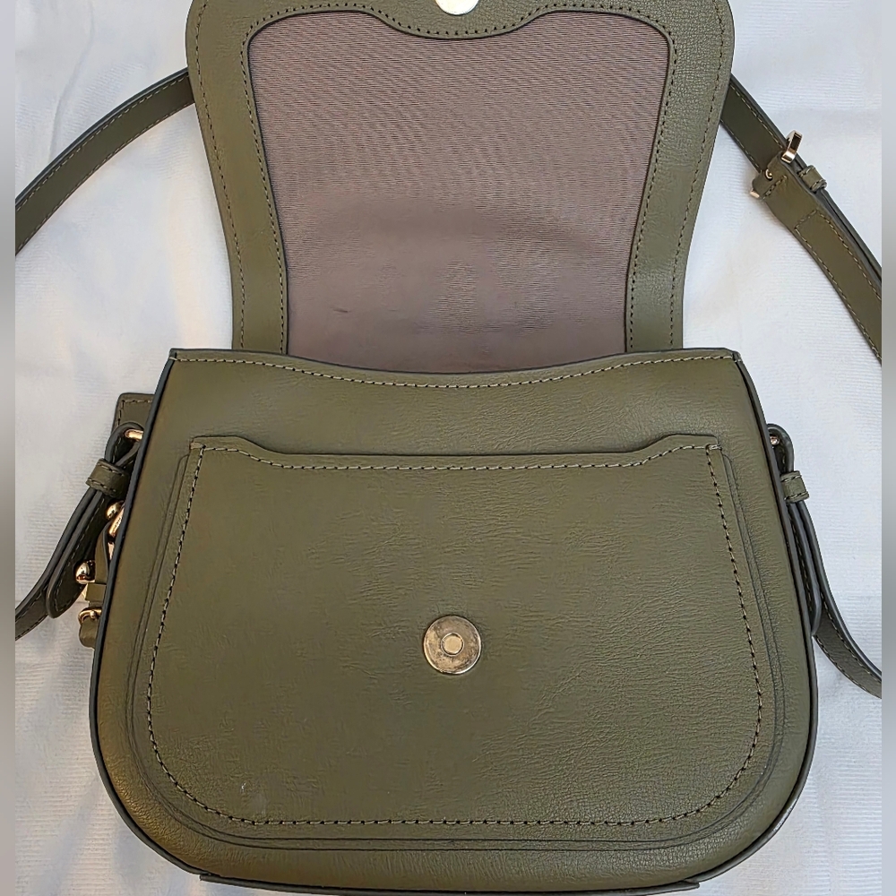 GC Marc Jacobs New York Mini Rider Olive Crossbody Bag - Picture 11 of 16